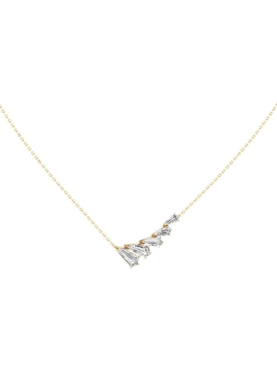 Women's Phoenix 18K Yellow Gold & 1.85 TCW Lab-Grown Diamond Wing Pendant Necklace - Yellow Gold
