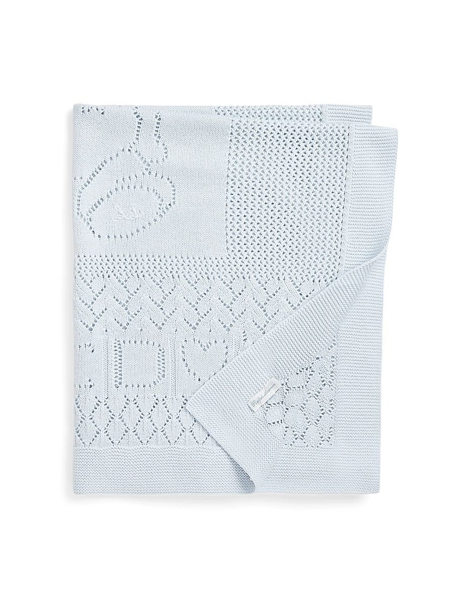 Organic Cotton Pointelle Blanket - Cream