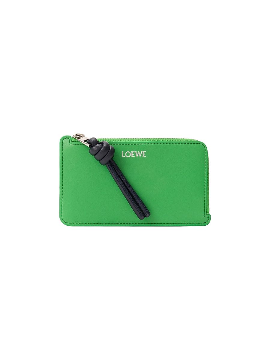Women's Knot Coin Cardholder - Clover Green Deep Navy