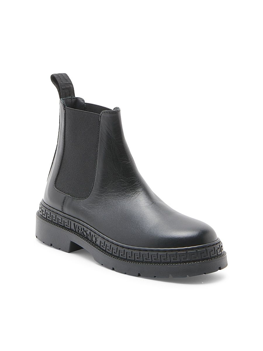 Little Kid's & Kid's Chelsea Leather Boots - Black - Size 2.5 (Child)