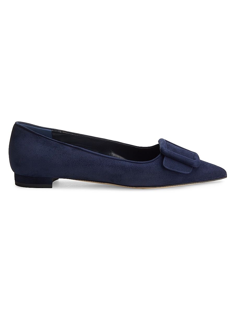 Women's Maysale Suede Flats - Navy - Size 12