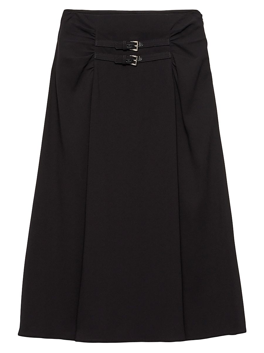 Women's Sablé Midi Skirt - Black - Size 2