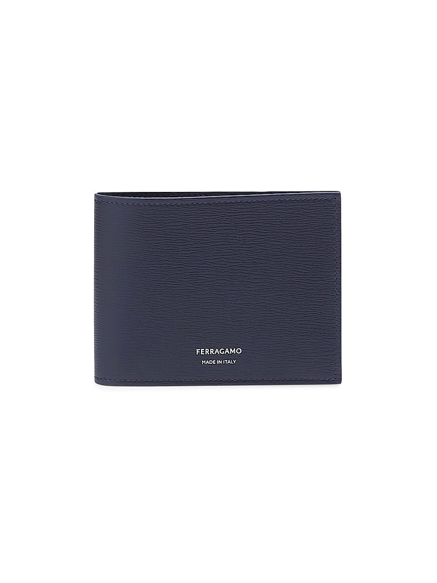 Men's Florence Leather Card Holder - Midnight Nero