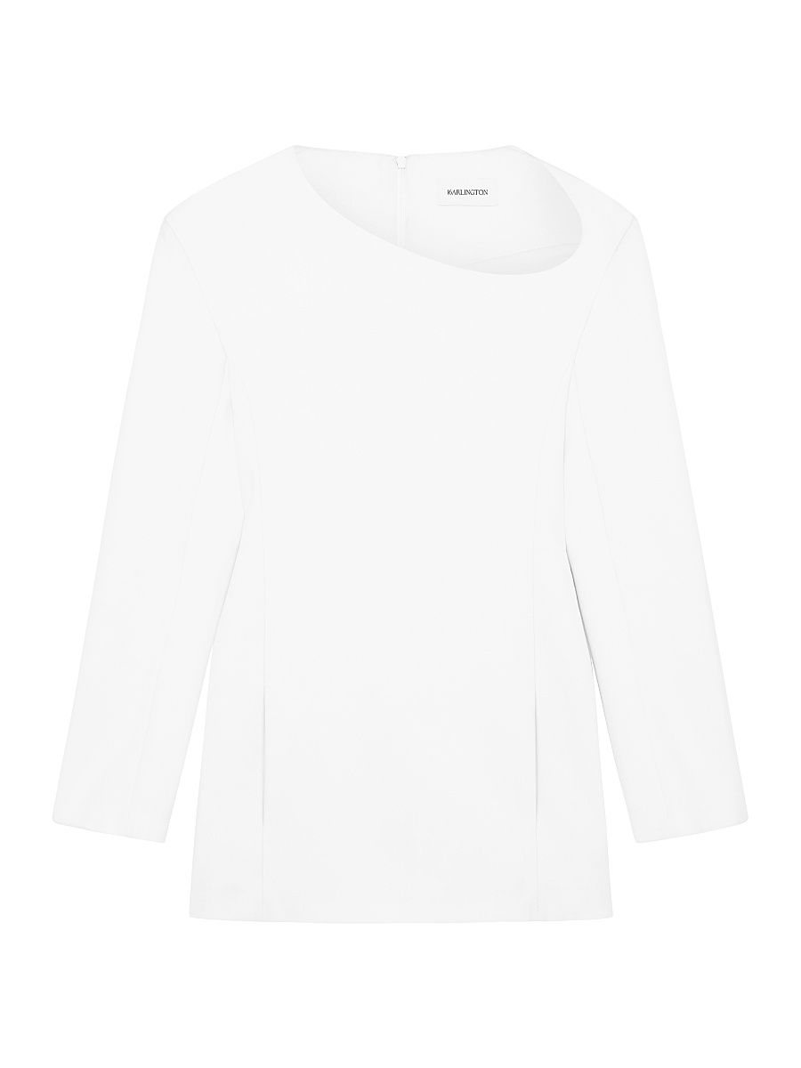 Women's Terra Asymmetric Minidress - White - Size 10