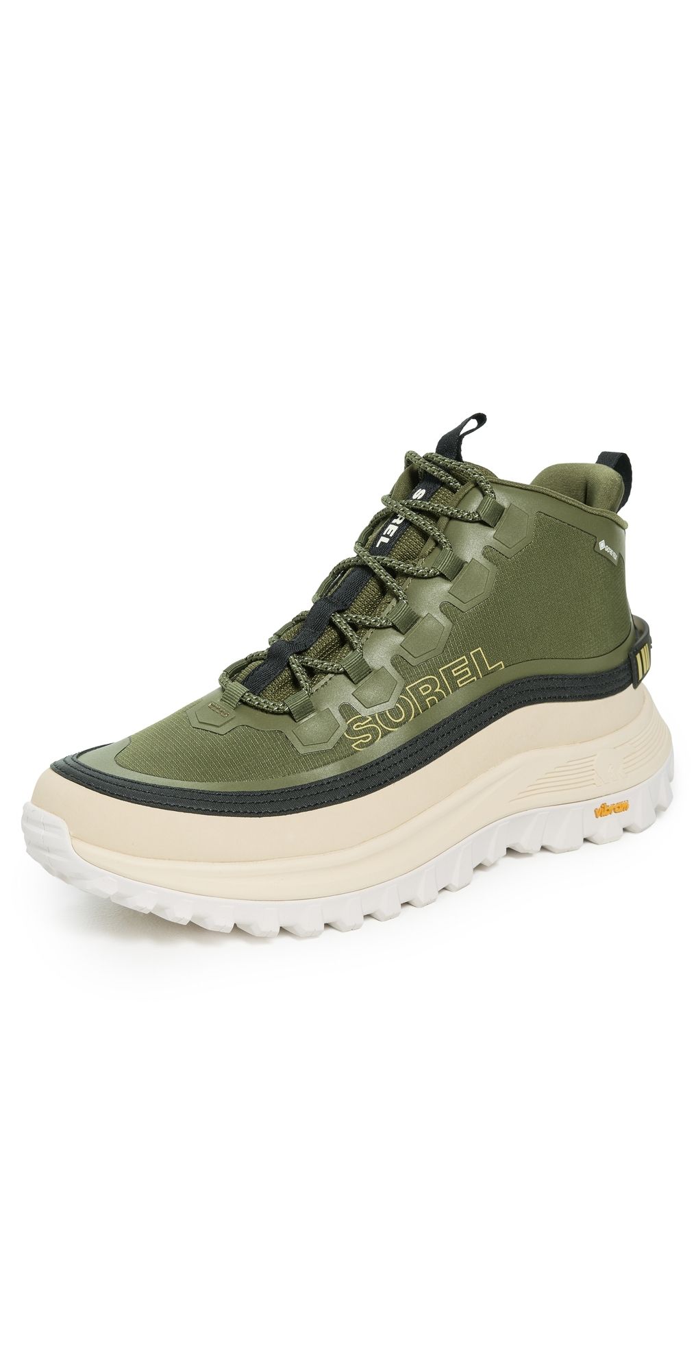 Sorel Callsign Horizon Mid GTX Sneakers Utility Green/Honey White 14