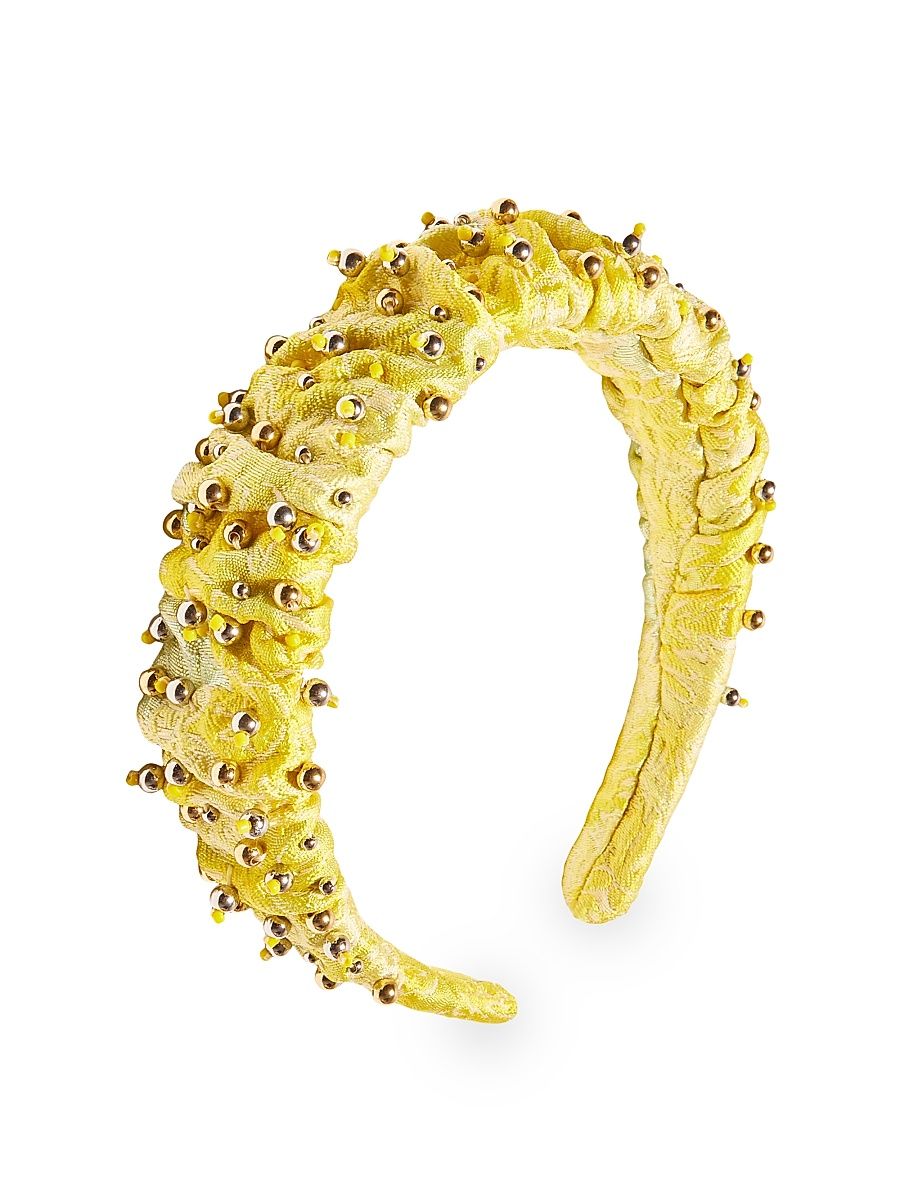 Women's Kelly Embellished Dandelion Jacquard Headband - Dandelion