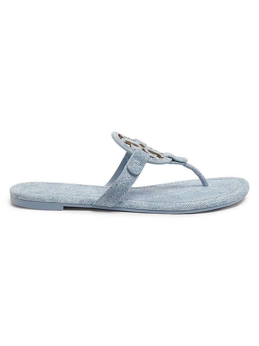 Women's Miller Logo Strap Sandals - Blue Cloud - Size 6