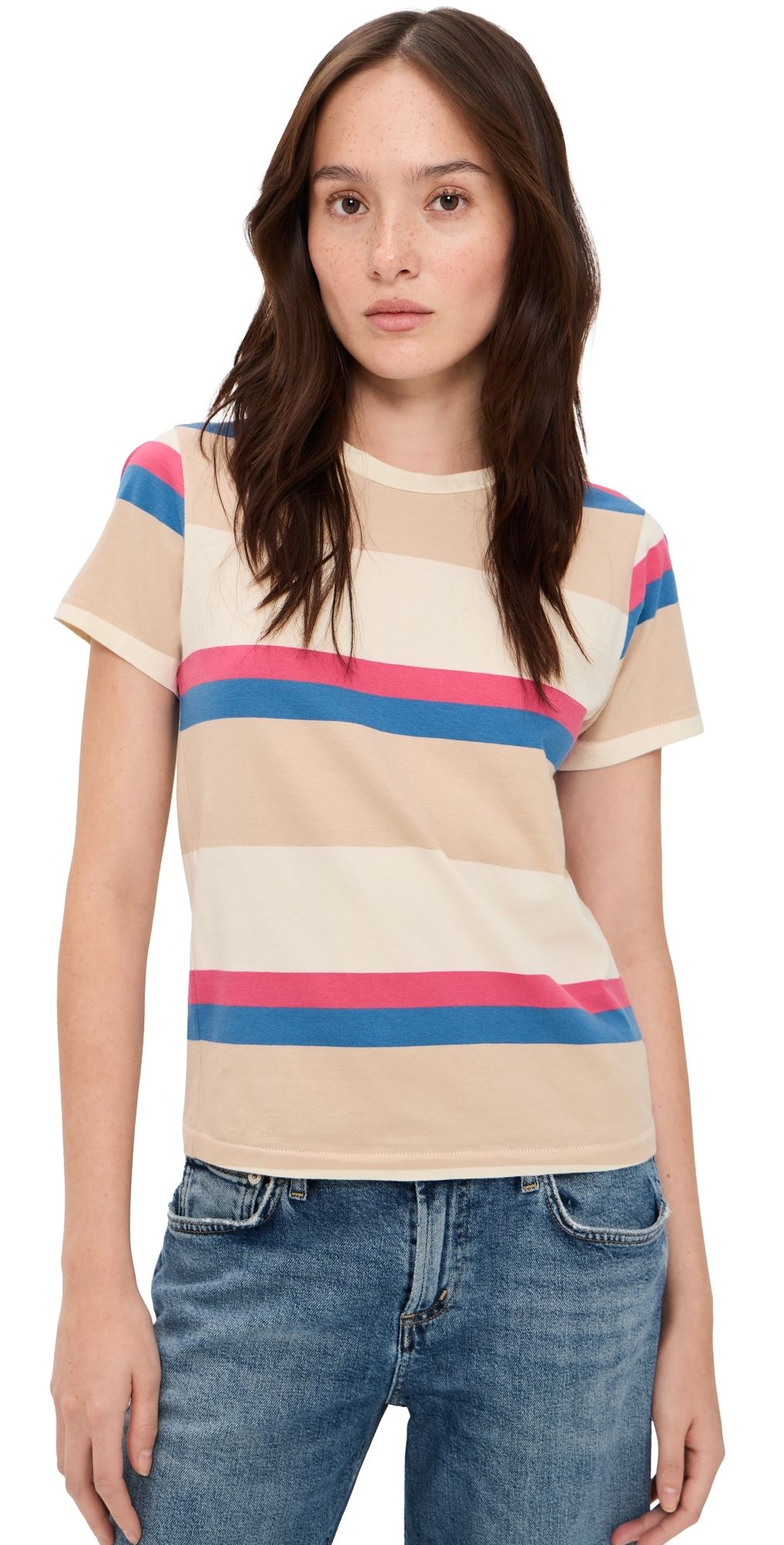 THE GREAT. The Little Tee Study Hall Stripe 0