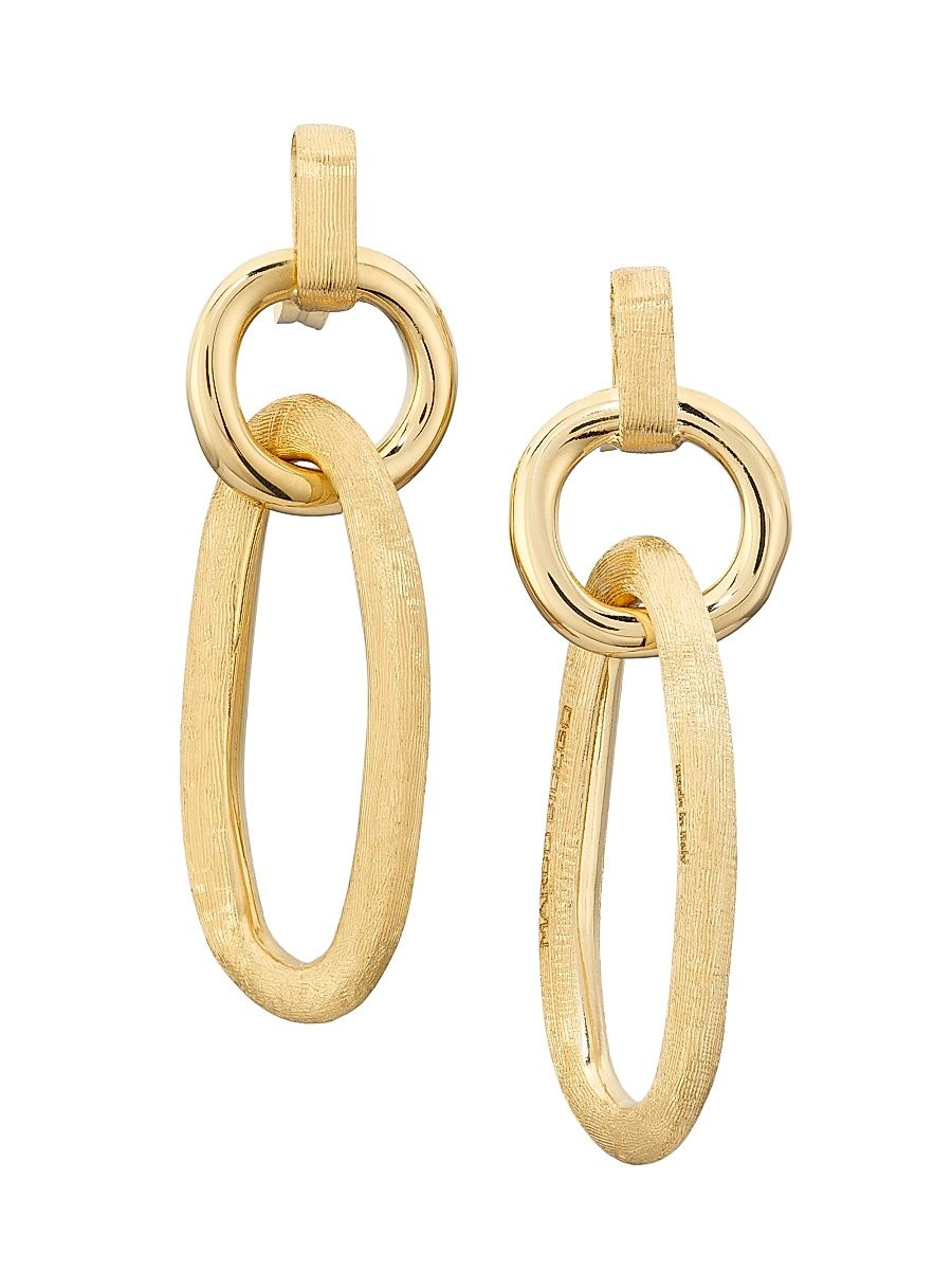 Women's Jaipur 18K Yellow Gold Mixed-Link Earrings - Yellow Gold