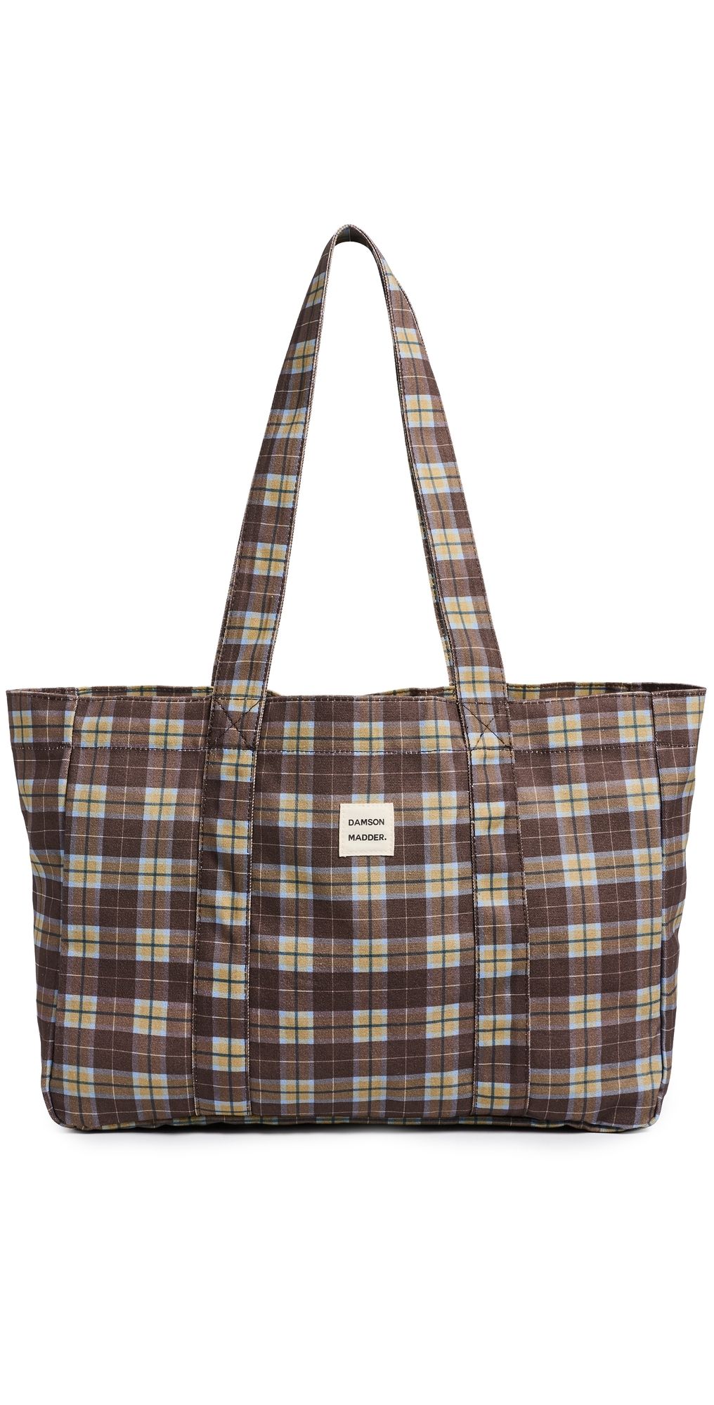 Damson Madder Cocoa Check Tote Bag Multi One Size
