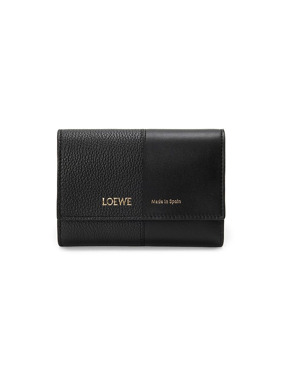 Women's Small Duet Logo Wallet - Black