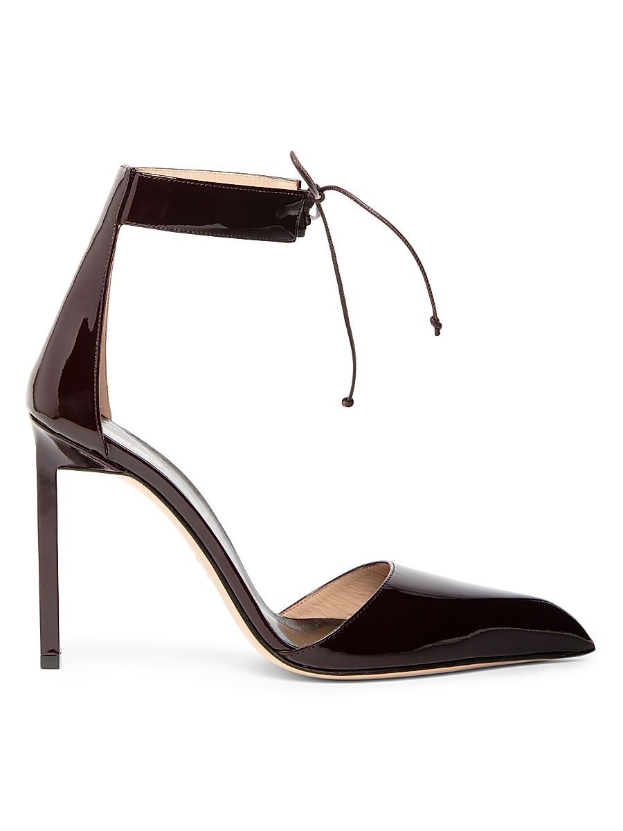 Women's 105MM Patent Leather Pumps - Cherry Smoke - Size 11