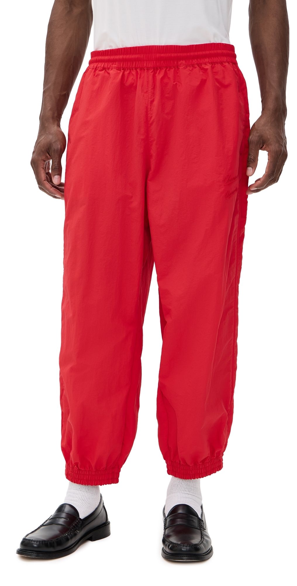 Willy Chavarria Bad Boy Track Pants Red Hot XL