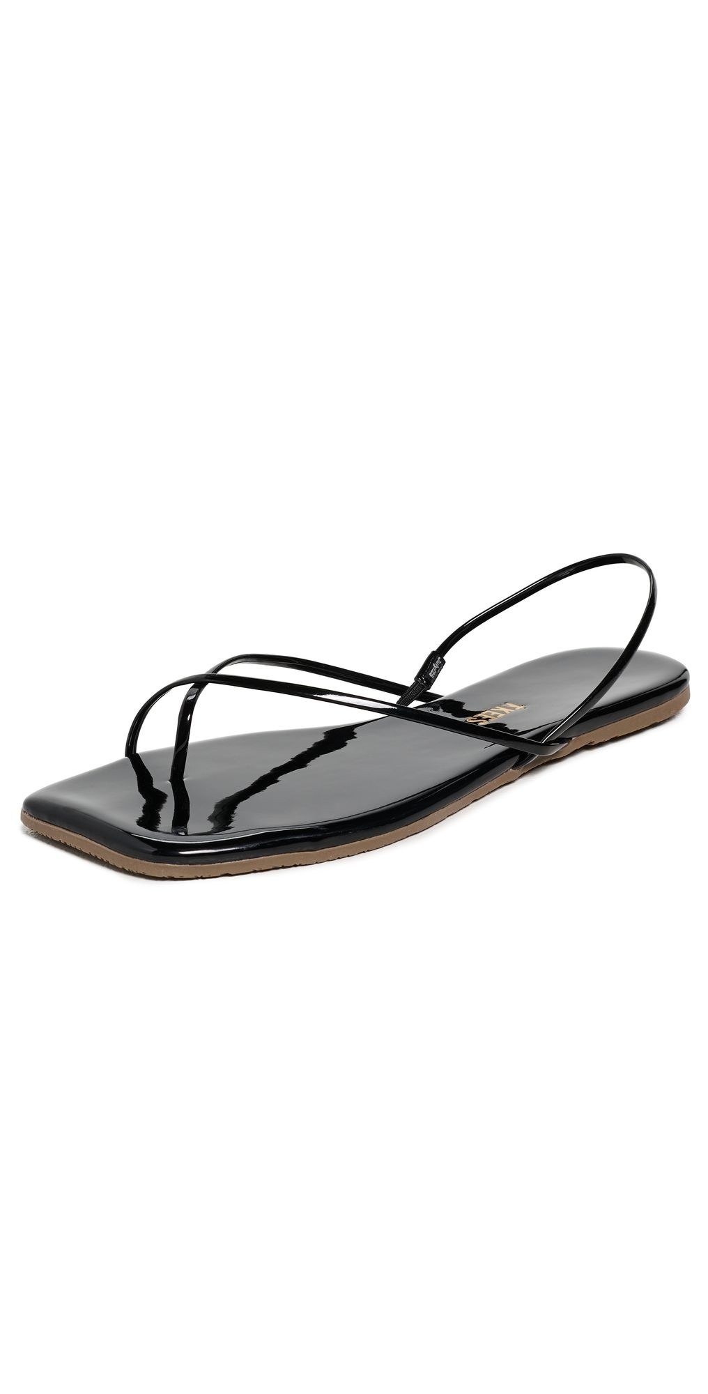 TKEES Square Toe Millie Sandals Licorice 6