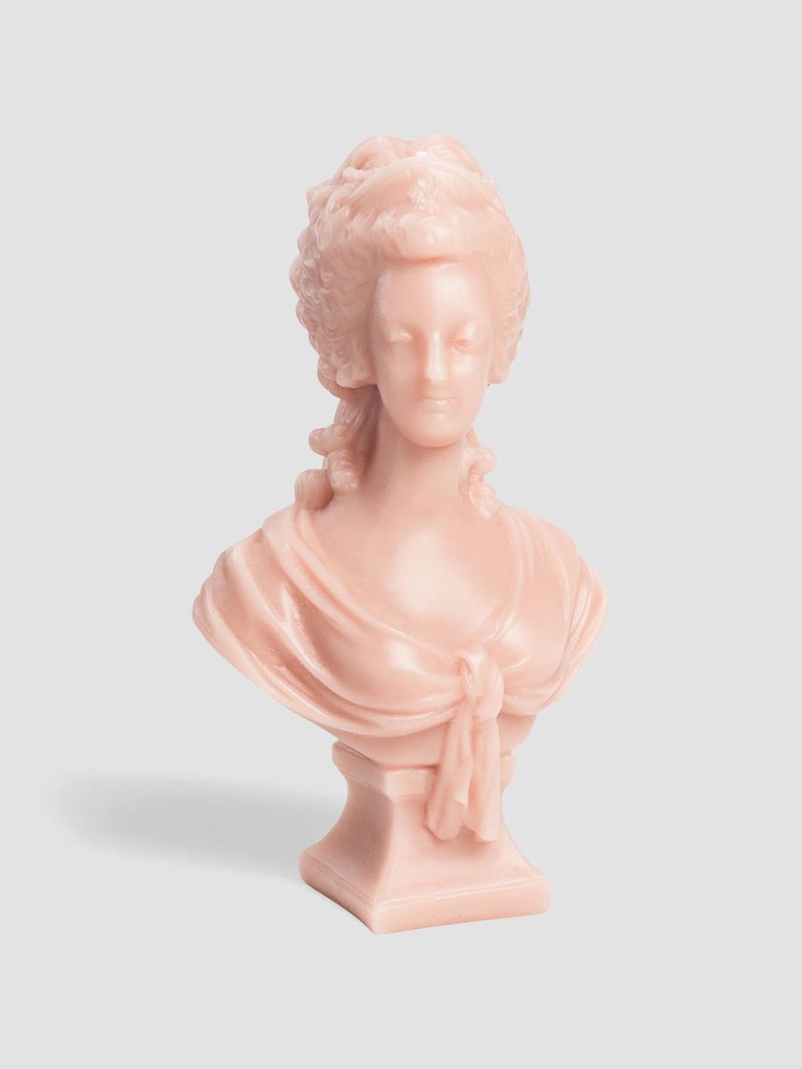 Trudon Marie-Antoinette Bust Candle - Pink