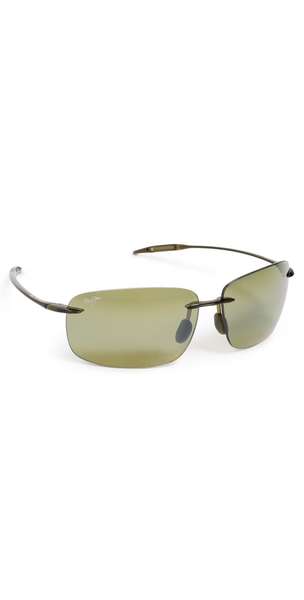 Maui Jim Breakwall Sunglasses Green-Green-Green One Size