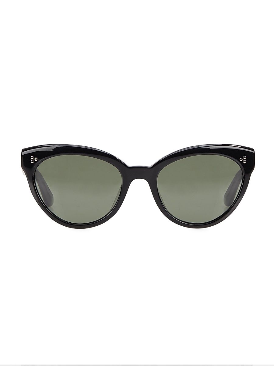 Women's Roella 55MM Polarized Cat-Eye Sunglasses - Black