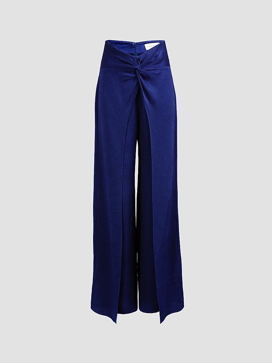 Women's Canturipe Twisted Pants - Navy - Size XL