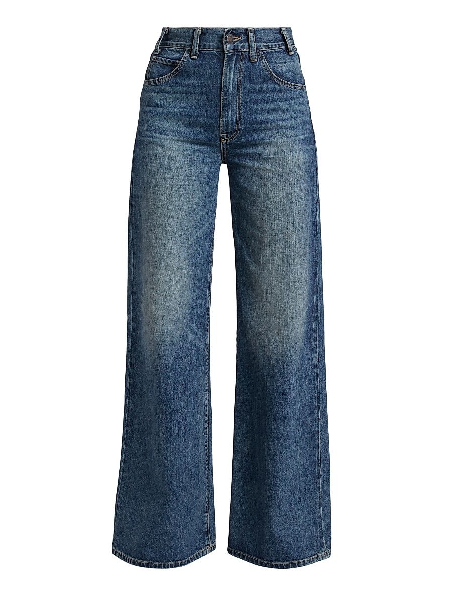 Women's Salome Wide-Leg Jeans - Simon Wash - Size 32