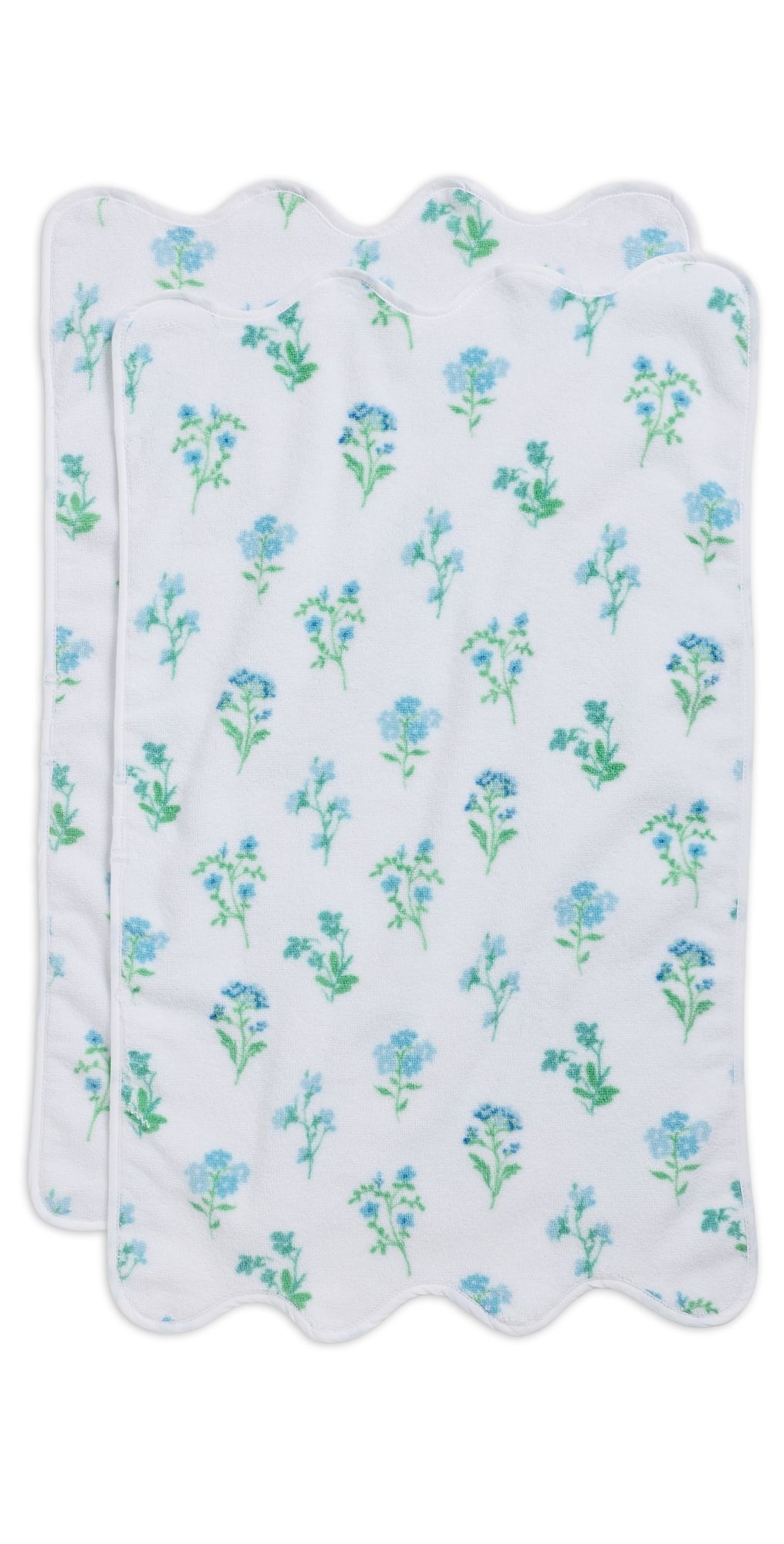 Weezie Floral Scallop Hand Towel Frances One Size
