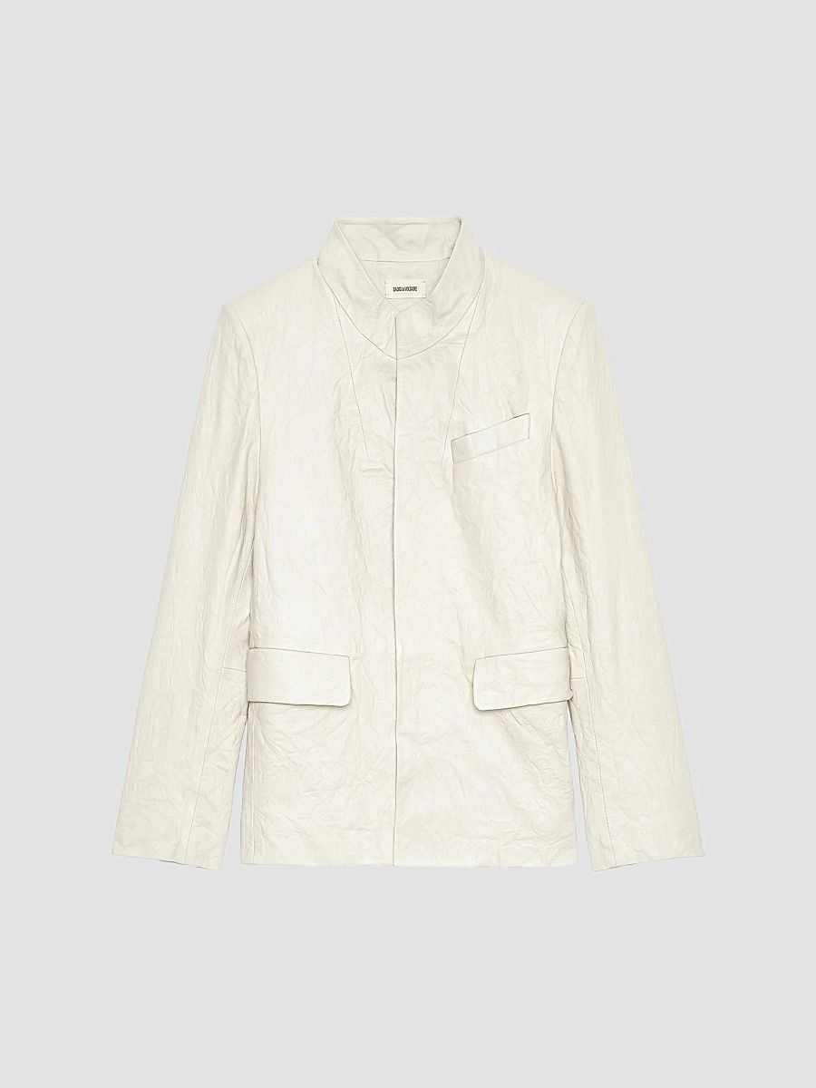 Zadig & Voltaire Women's Veryn Leather Blazer - Judo - Size Small