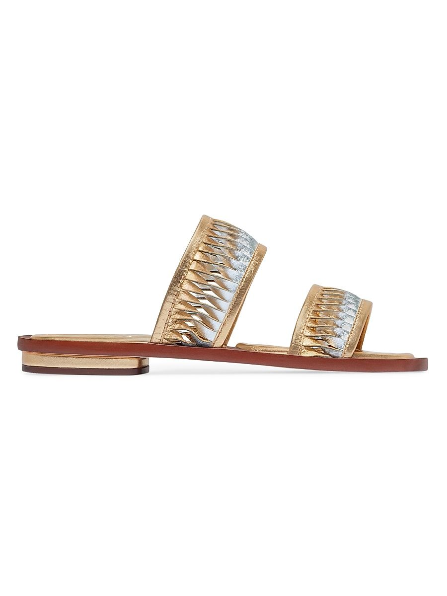 Women's Andorra Flat Sandals - Gold - Size 11