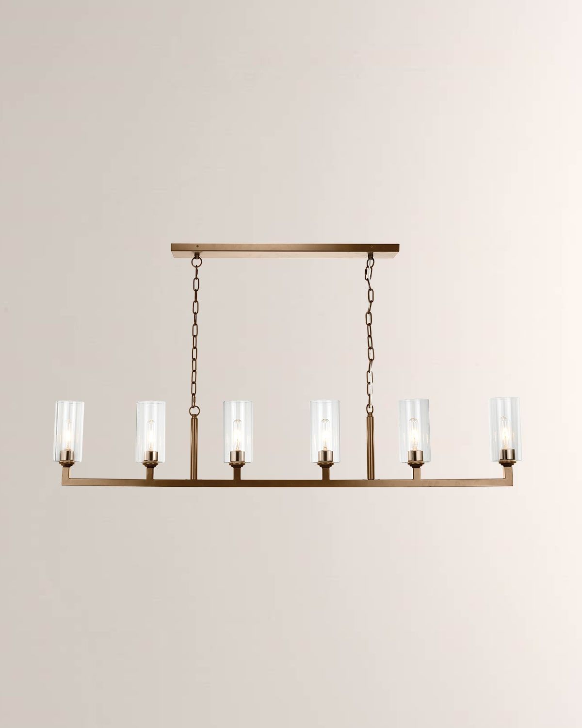 Linear 8-Light Chandelier