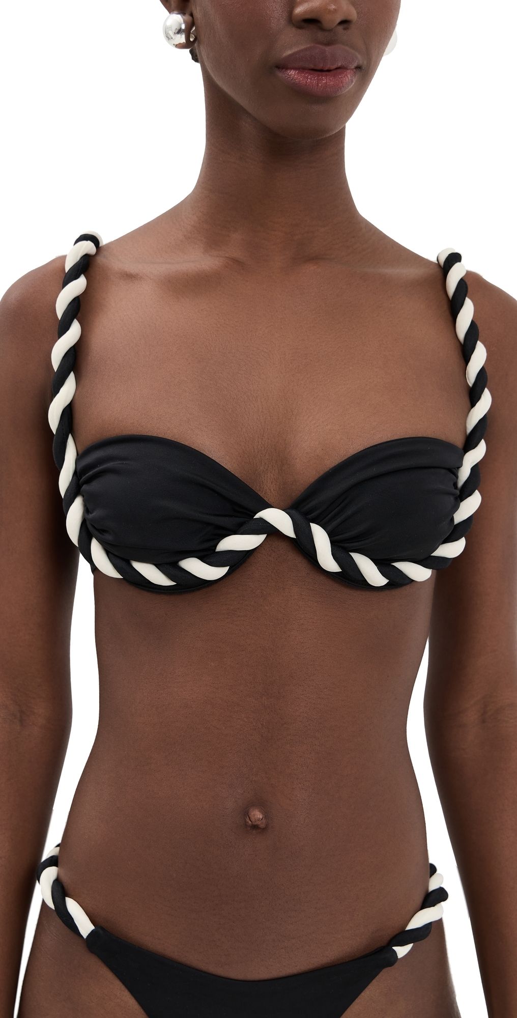 Bahia Maria Olivia Bikini Top Black/Ivory XL