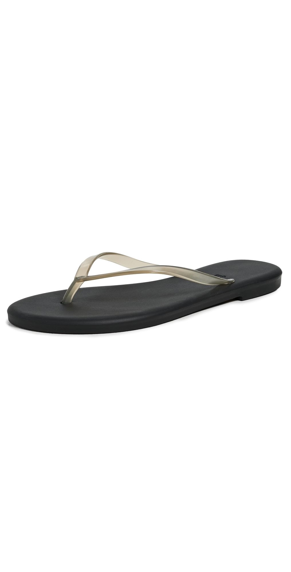 TKEES Aqua Jelly Flip Flops Onyx 5