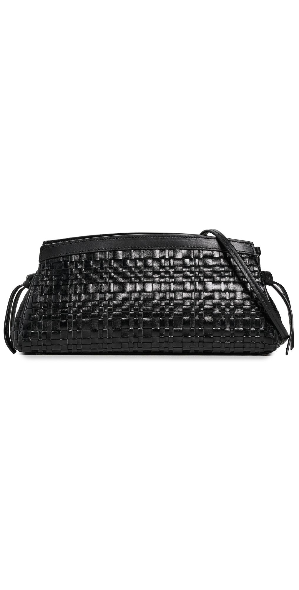 STAUD Maude Convertible Clutch Black Woven One Size