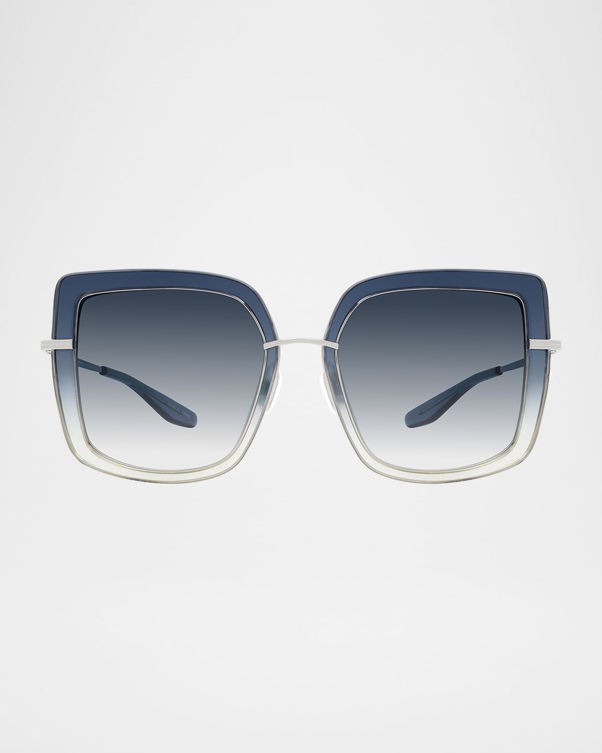 Margret Square Ombre Acetate & Titanium Sunglasses