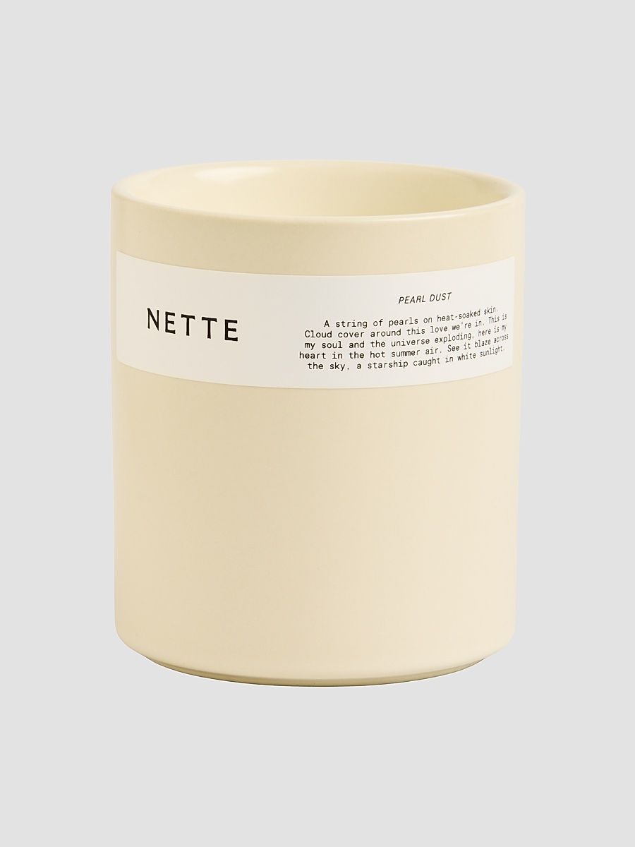 Pearl Dust Scented Candle - Beige Overflow