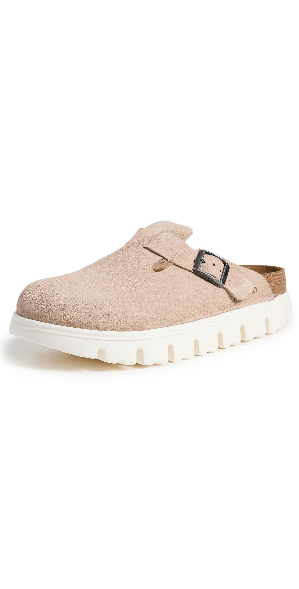 Birkenstock Boston Chunky Mules Warm Sand 37
