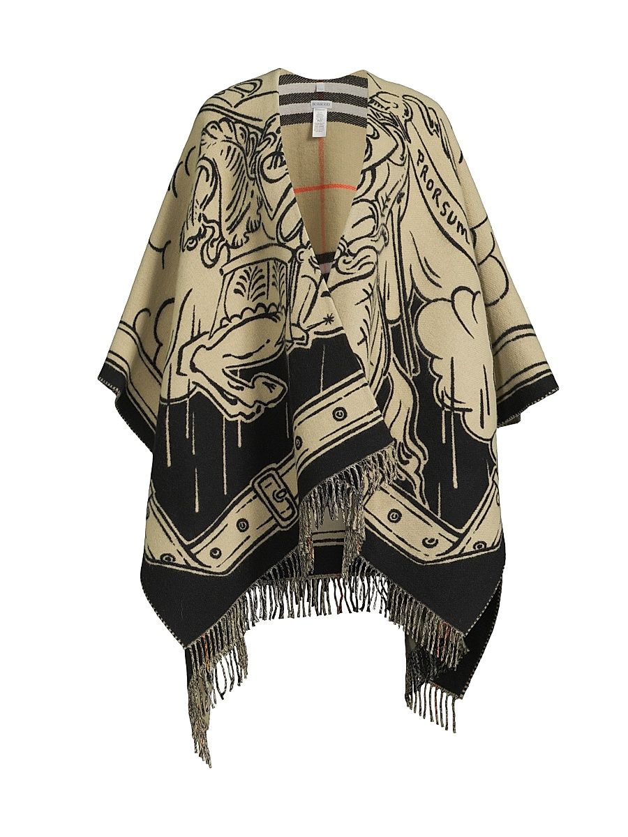 Women's Stormy Knight Wool Cape - Sand