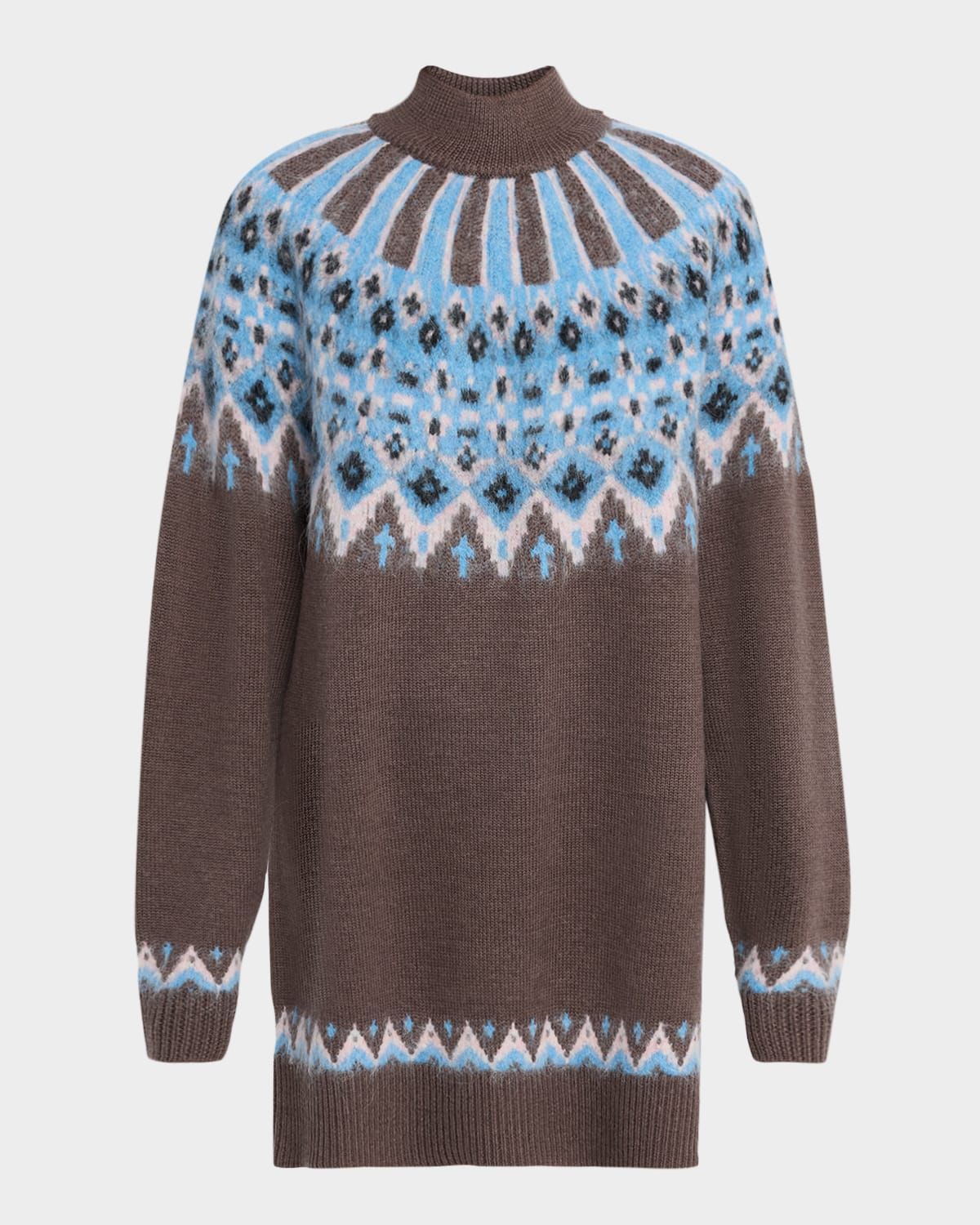 Liza Fair Isle Sweater Dress