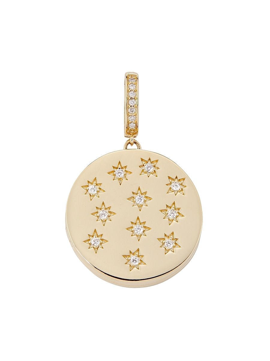 Women's 14K Yellow Gold & 0.13 TCW Diamond Locket - Yellow Gold
