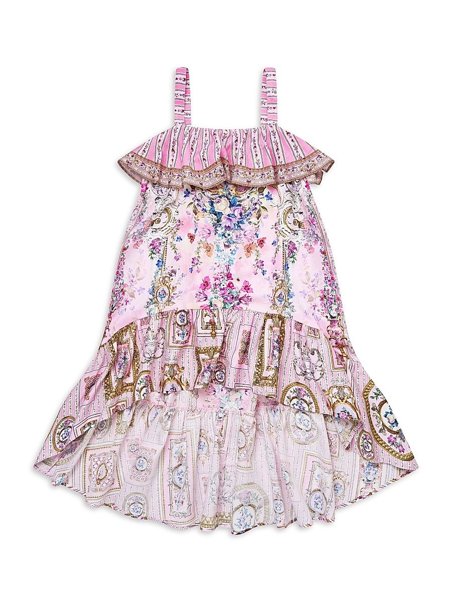 Little Girl's & Gir's Palatial Pastels High-Low Dress - Palatial Pastels - Size 8