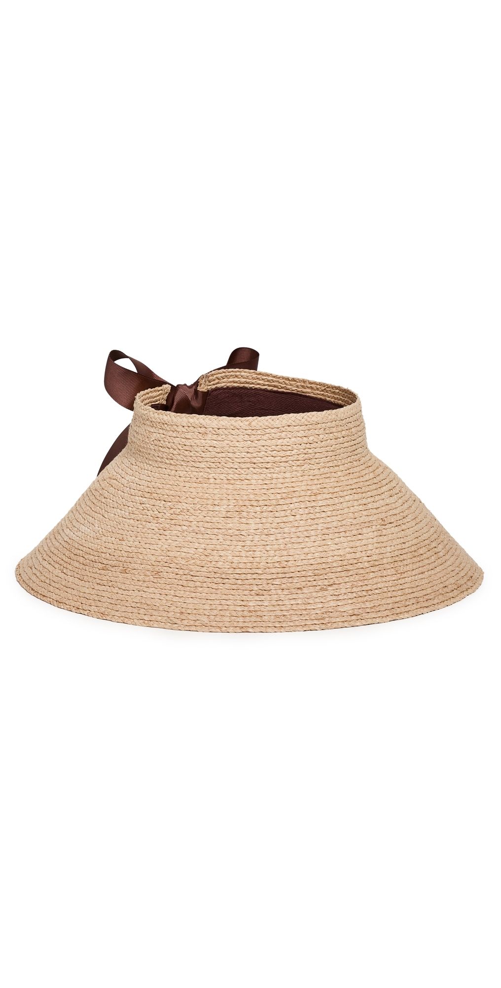 Jenni Kayne Shore Raffia Natural Visor Natural One Size