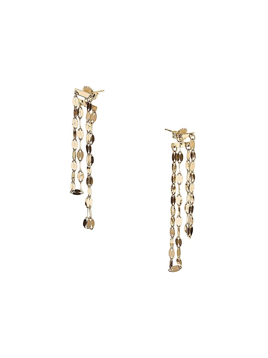 Women's Blake 14K Yellow Gold Fringe Earrings