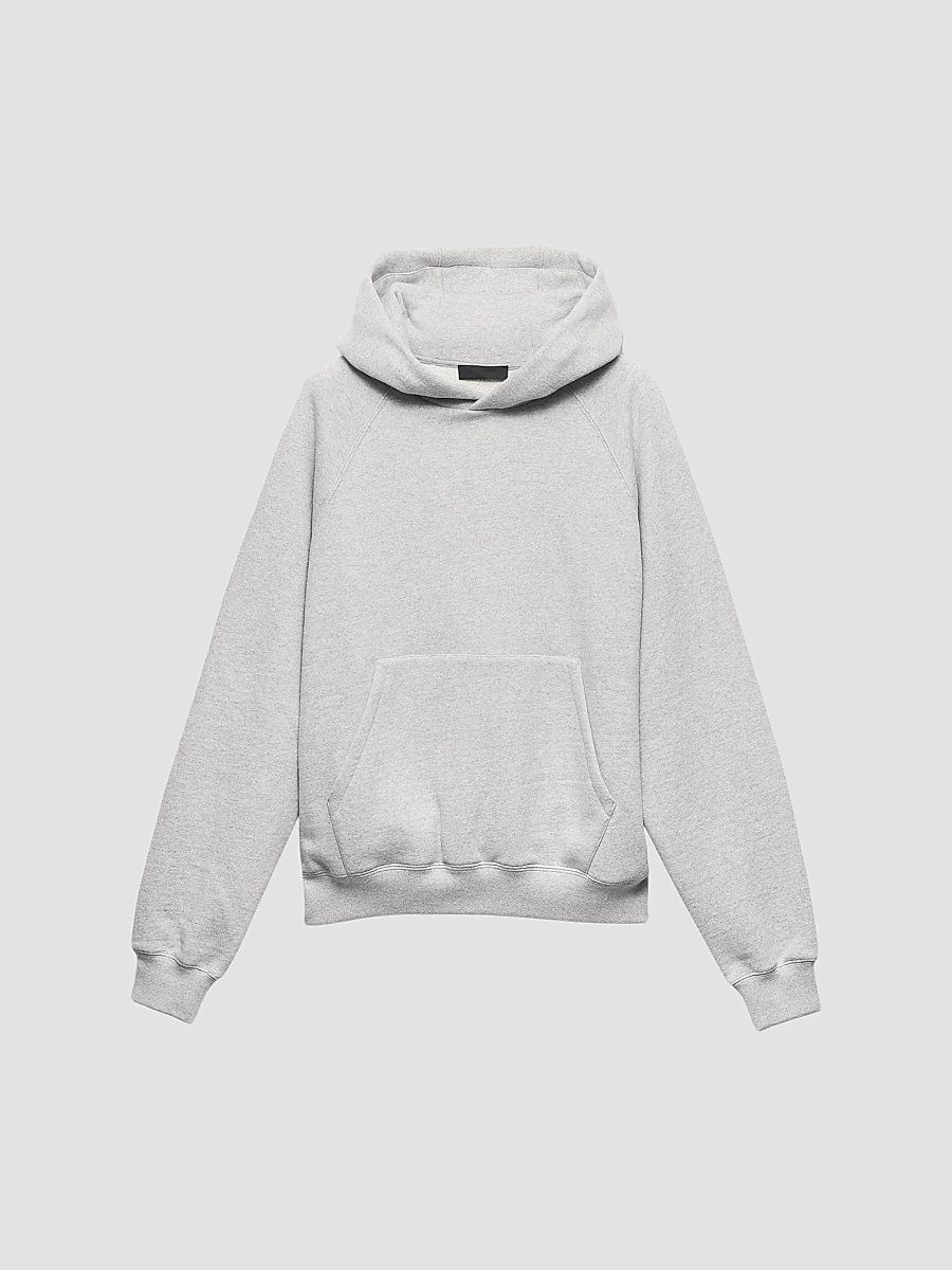 Men's Cotton Fleece Hoodie - Grey - Size XXXL