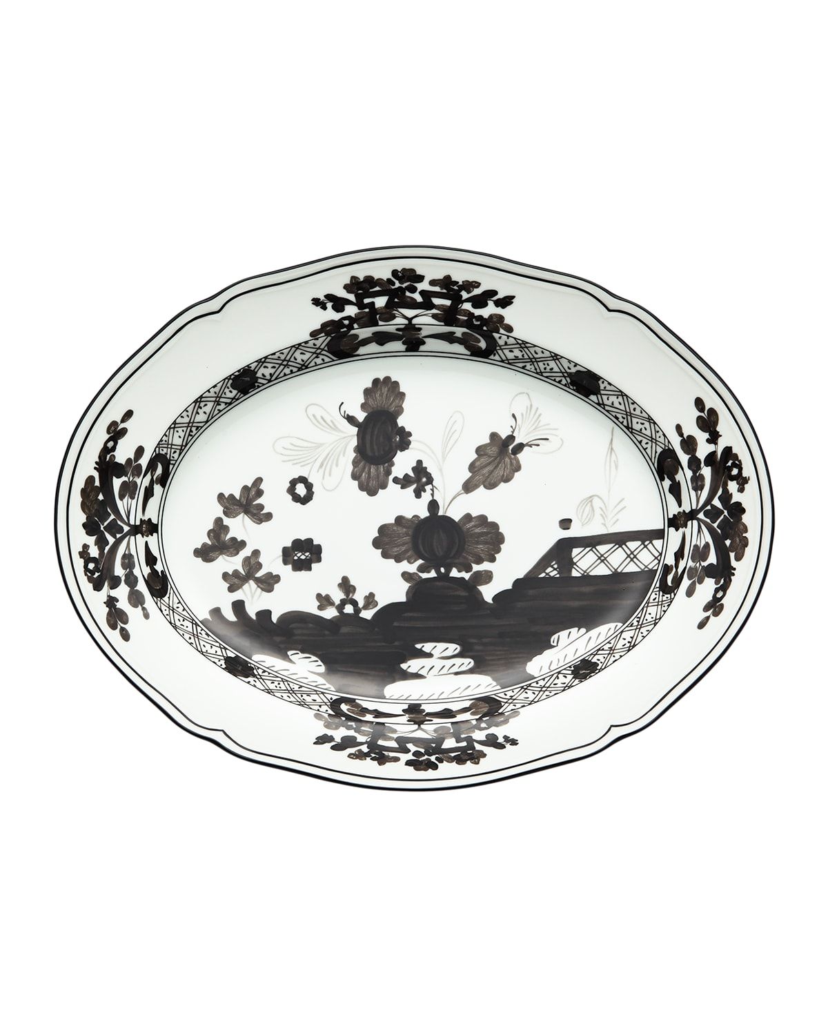 Oriente Italiano Oval Platter, Albus