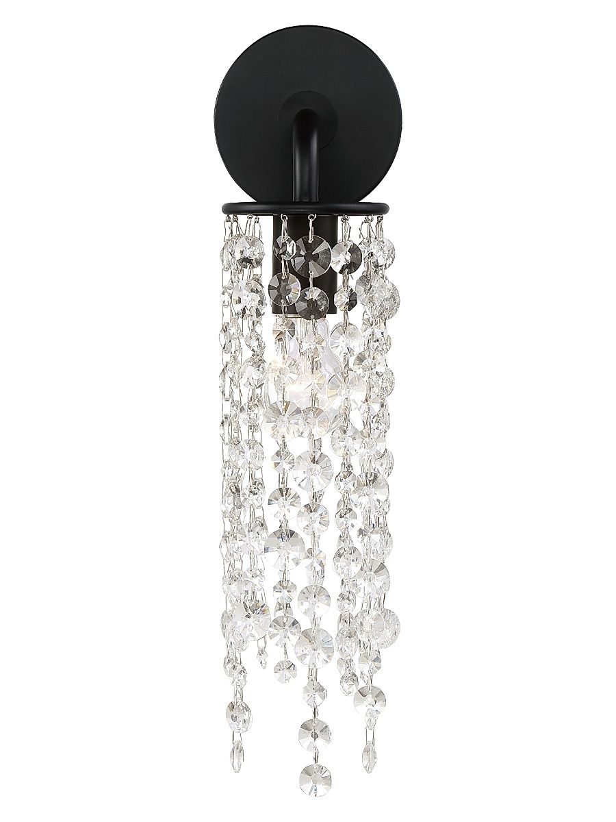 Gabrielle Single-Light Wall Mount - Black