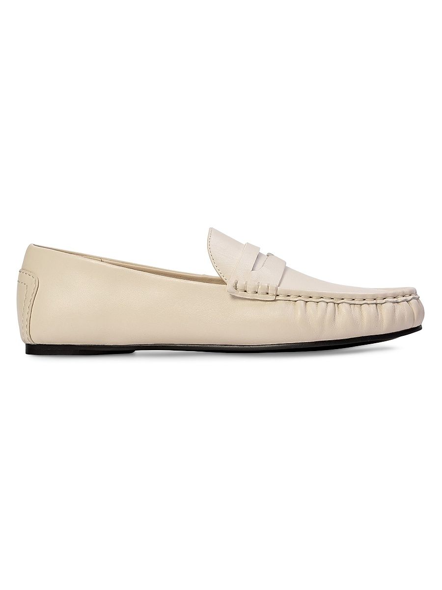 Women's Darlyn Leather Mocassin Loafers - Coconut Leather - Size 12