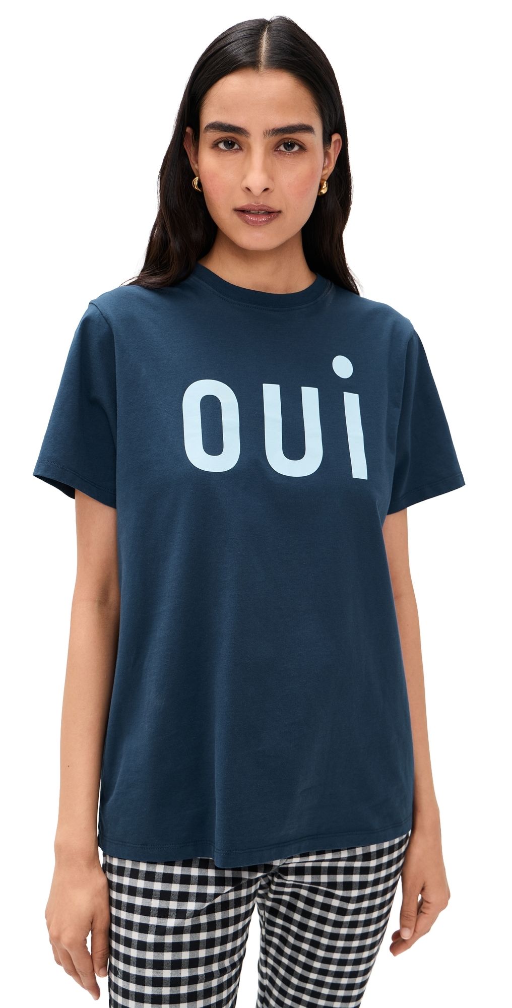 Clare V. Oui Original Tee Navy XXL