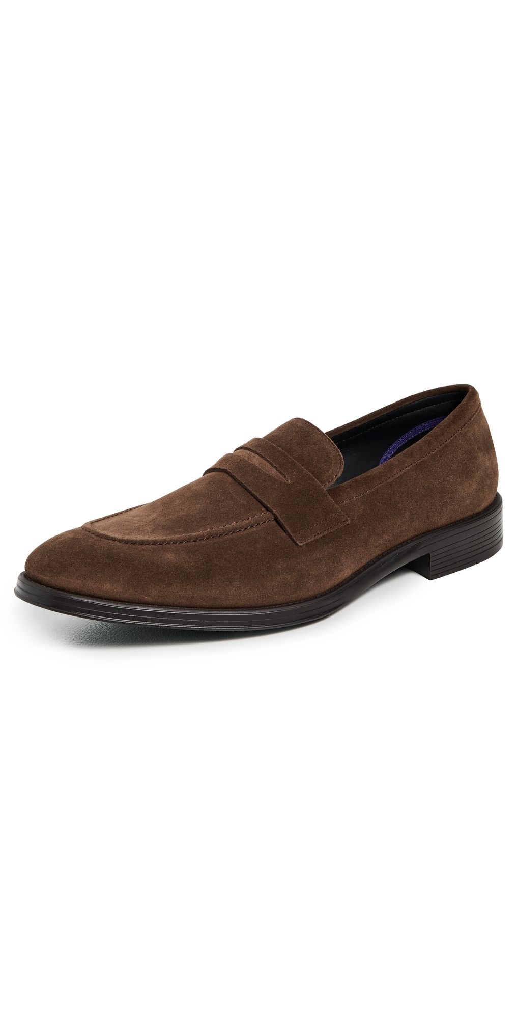 PS Paul Smith Pierce Suede Loafers Chocolate 8