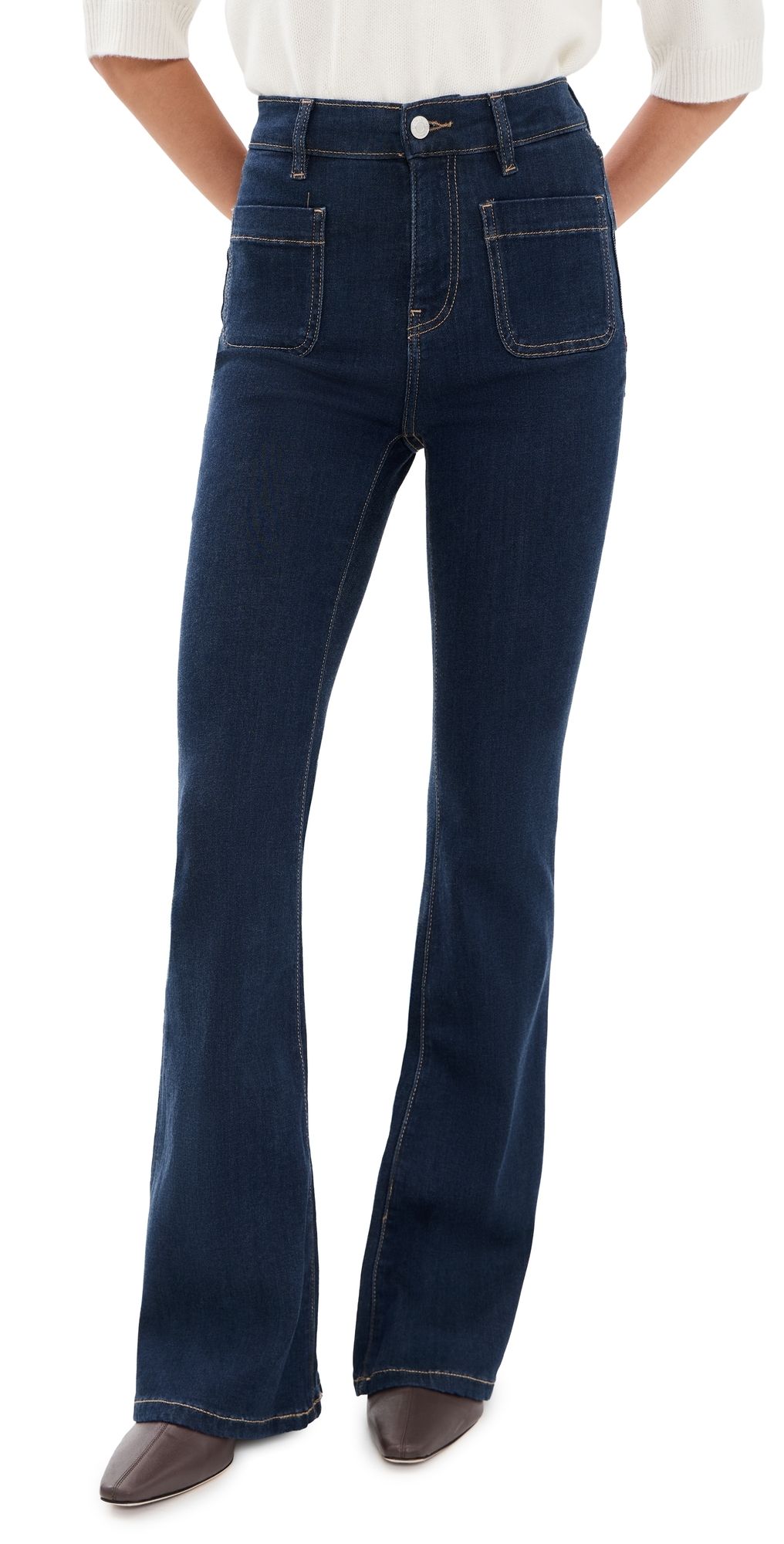 WARP + WEFT Mia Flare Jeans Long Gone 26