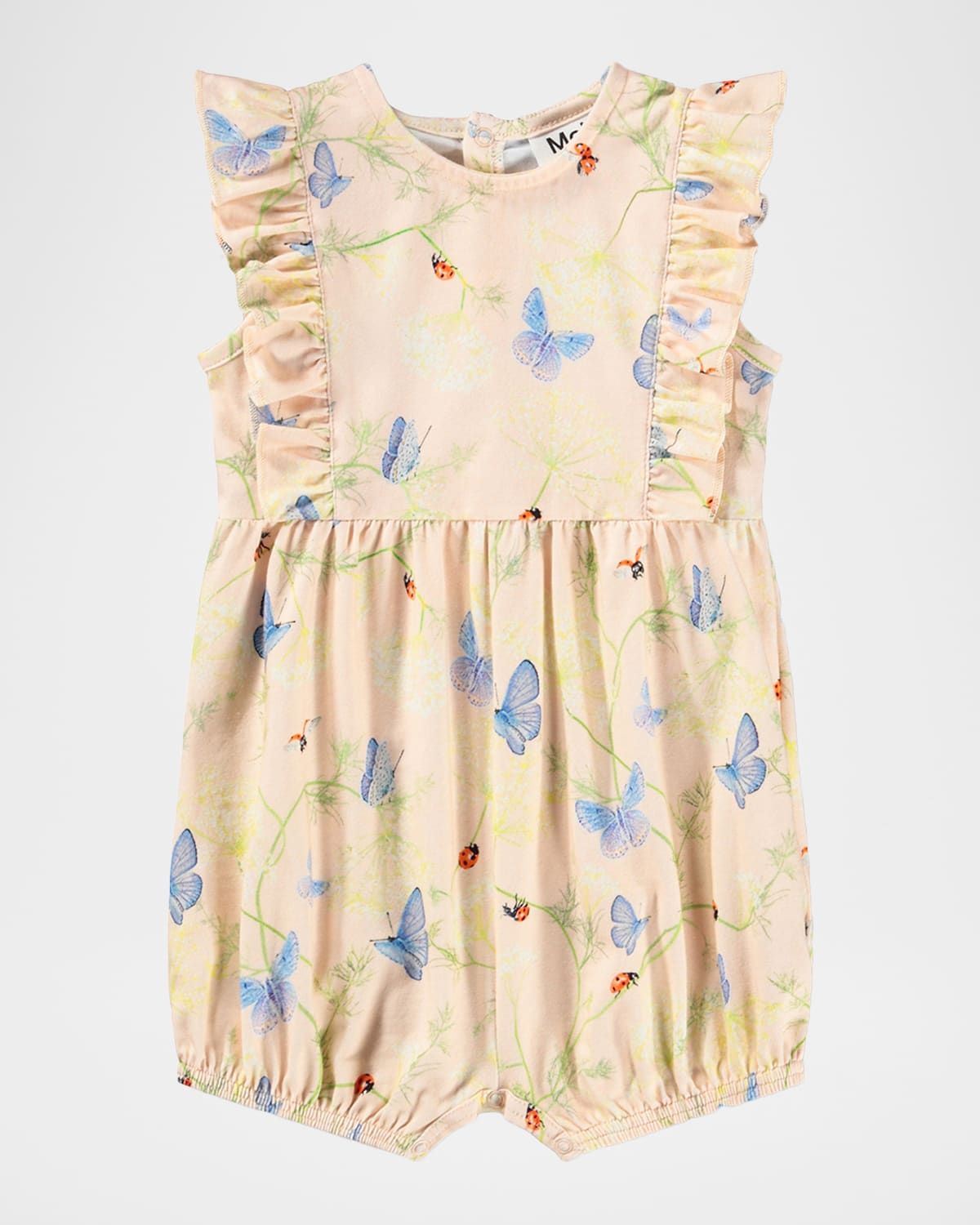 Girl & apos;s Felicia Floral-Print Organic Cotton Romper, Size 3M-18M