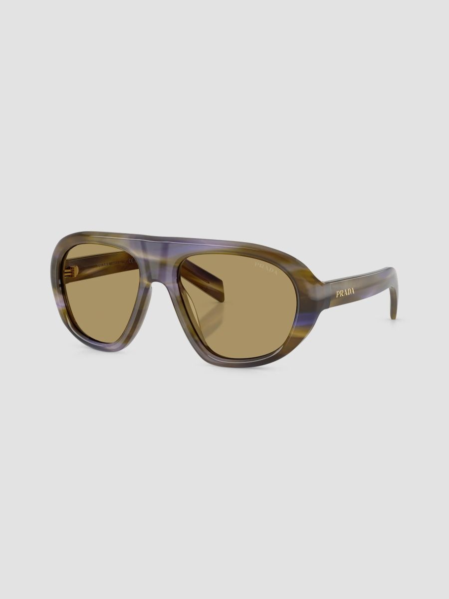 Prada Women's 56MM Pilot Sunglasses - Green
