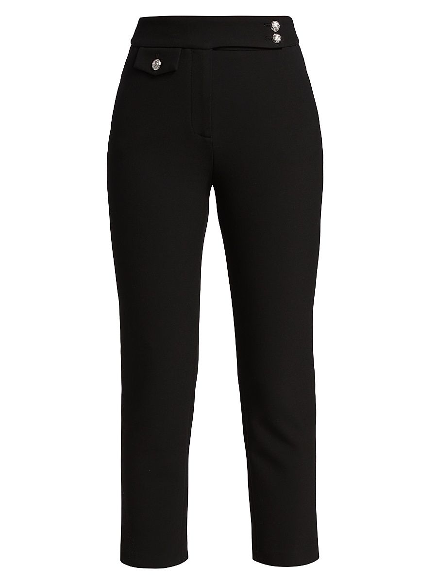Women's Renzo Ankle Crop Pants - Black - Size 8