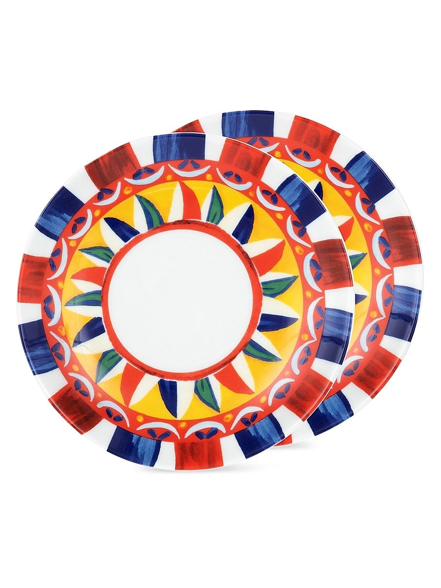 Carretto 2-Piece Dessert Plate Set